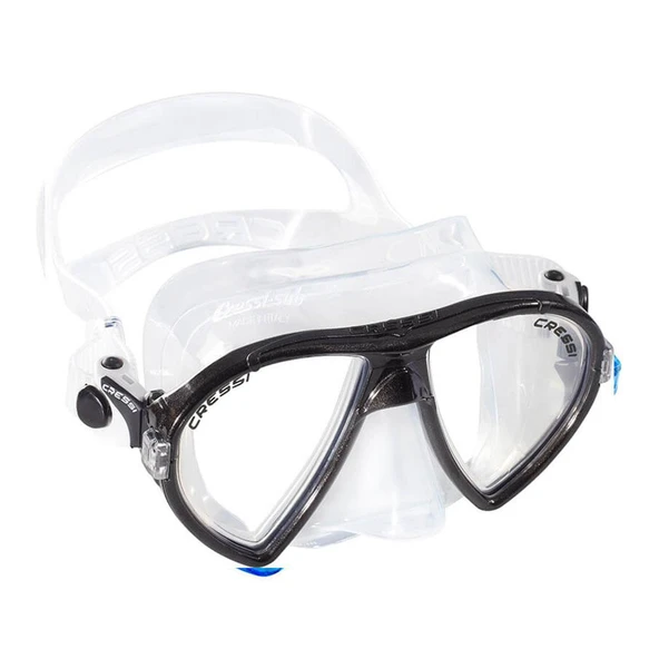 Cressi Ocean Dalış Maskesi  CLEAR-FRAME BLACK