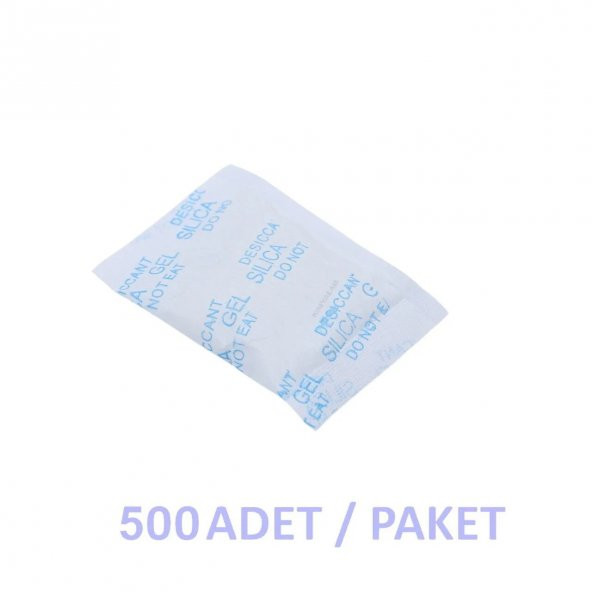 Silikajel Nem Alıcı 10g - Poşetli Küf Önleyici 500adet/paket - 2