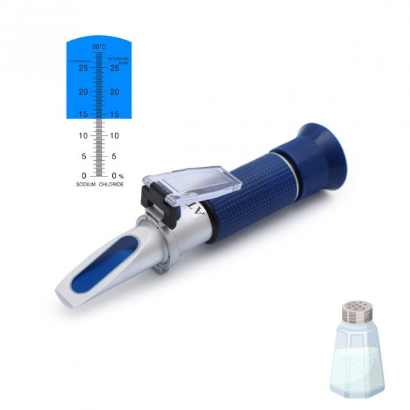 TZ28 ATC Tuzluluk Ölçer Refraktometre - 0-28 - Orijinal Kutu ve İçerikleri İle Gönderilir - 3
