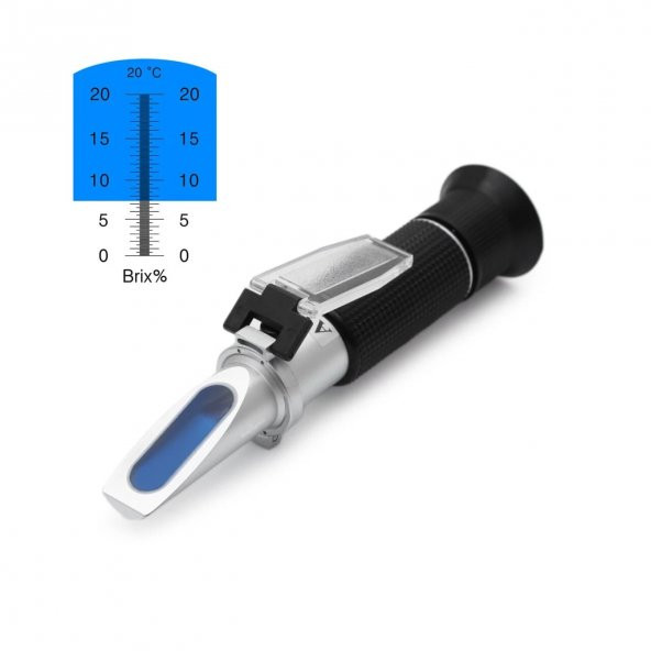 Refraktometre 0-20 Brix - Şekerli Çözeltiler İçin - 3