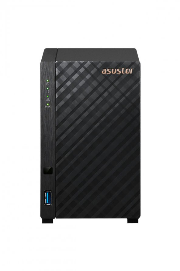 Asustor  As1102t 2 Slot Tower Nas 1.4 Quad Ghz 1gb Ddr4 2.5gbe