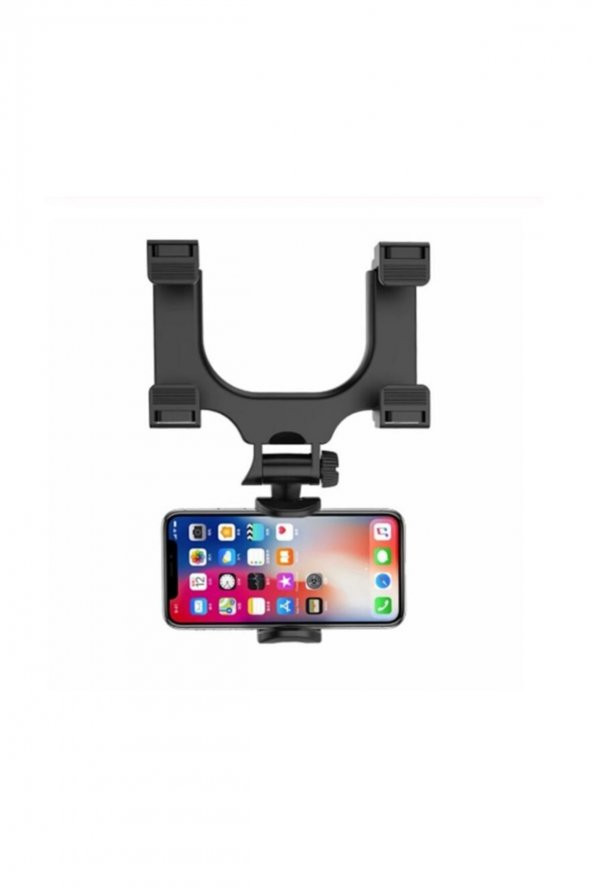 Universal Ayarlanabilir Araç Içi Dikiz Ayna Akıllı Telefon Tutucu - 2