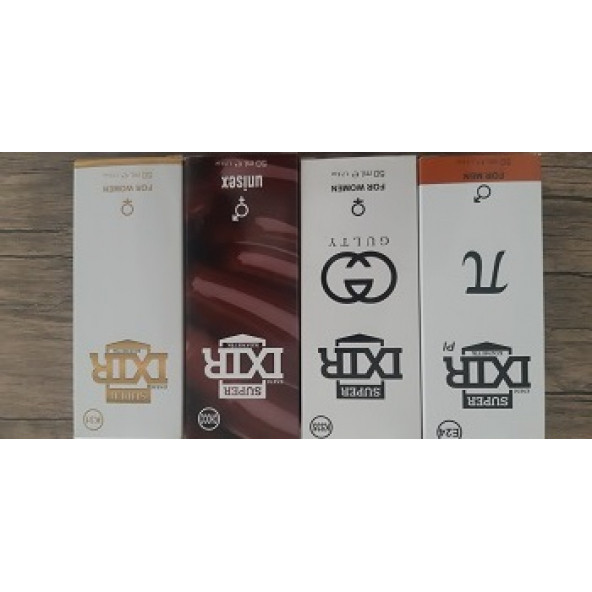 SÜPER İXİR 50 MLT 4 Lİ SET