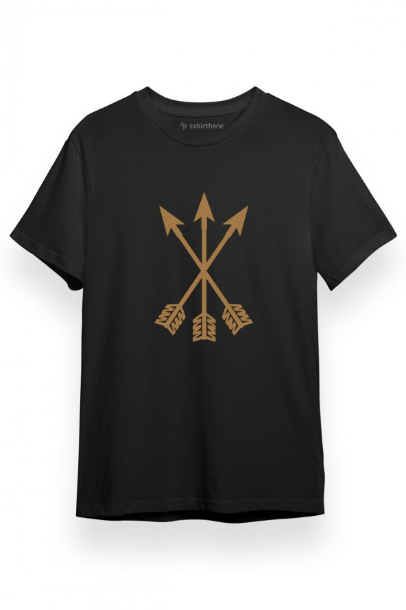 The Witcher Scoiatael Arrows Siyah Kısa kol Erkek Tshirt
