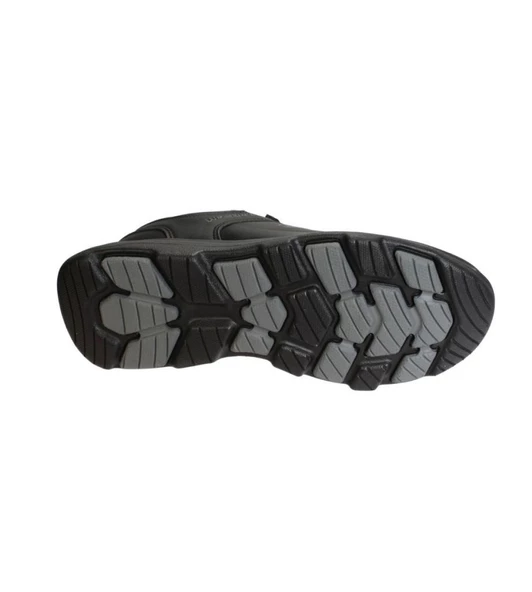 LUMBERJACK Erkek Siyah Cilt Memory Foam Taban Sneacer Spor Ayakkabı - 4