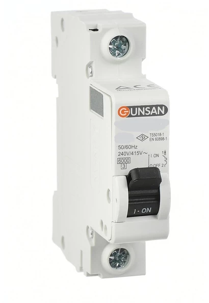 Günsan Valta 1x50a C Tipi 6ka W Otomat