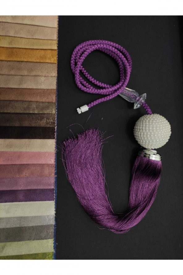 Egenin Atölyesinden İnci Sarkıt, Orta Sarkıt , Perde Aksesuarı , İtalyan Design