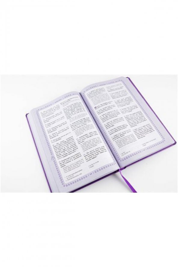 Feyzül Furkan Tefsirli Kuran-ı Kerim Meali Metinsiz (b.boy-ciltli) Lila & Sadece Meal ürün görseli