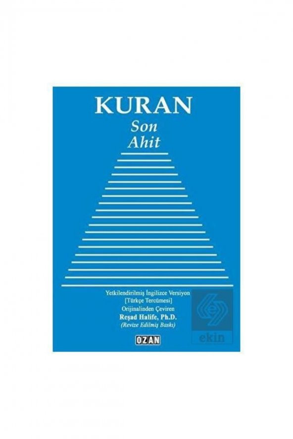 Kuran - Son Ahit - Reşad Halife 9786057569813