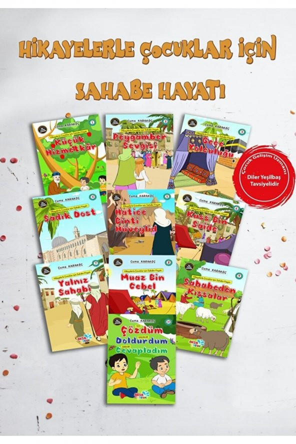 Hikayelerle Çocuklar Için Sahabe Hayatı Set (10 Kitap Takım) / / 9786057069047
