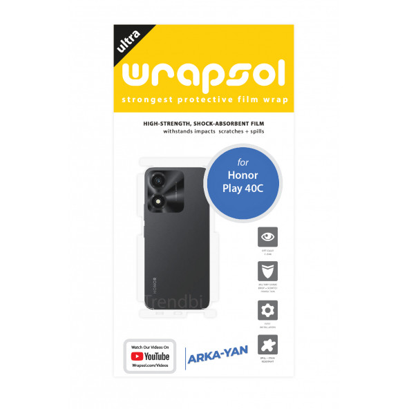 HONOR PLAY 40C ARKA VE YAN KORUYUCU POLİÜRETAN FİLM - 2