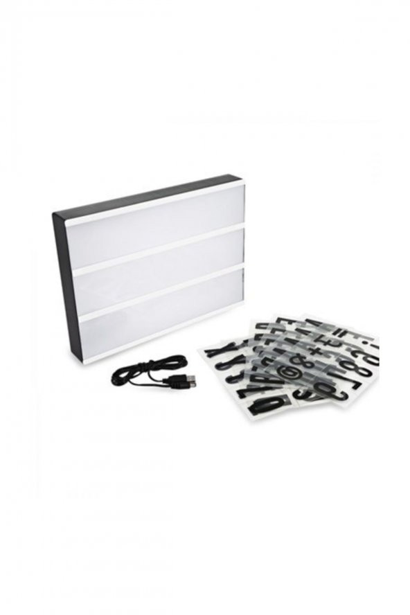 Işıklı Mesaj Panosu Light Box Ledli Tablo Dekorasyon Işıklı - 5