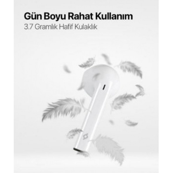 Ttec Airbeat Go Bluetooth 5.1 Kulakiçi Kulaklık Kablosuz Beyaz - 4