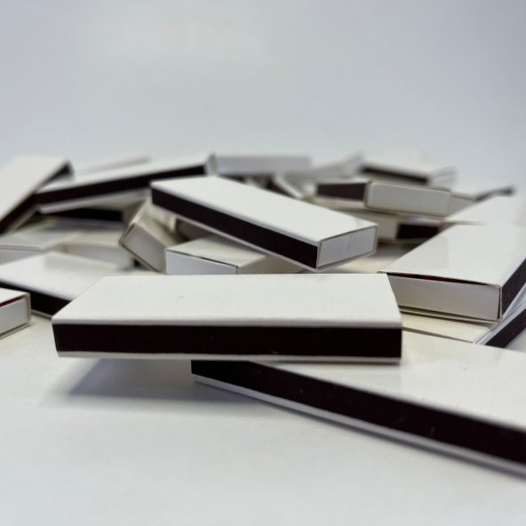 1000 Adet Baskısız Otel Tipi Mini Buklet Toptan Promosyon Reklam Tanıtım Hediyelik Kibrit - 3