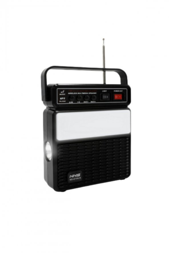 Ns-8033ls Güneş Panelli Usb / Tf Kart / Fm Led Aydınlatmalı, Retro Bluetooth Hoparlör