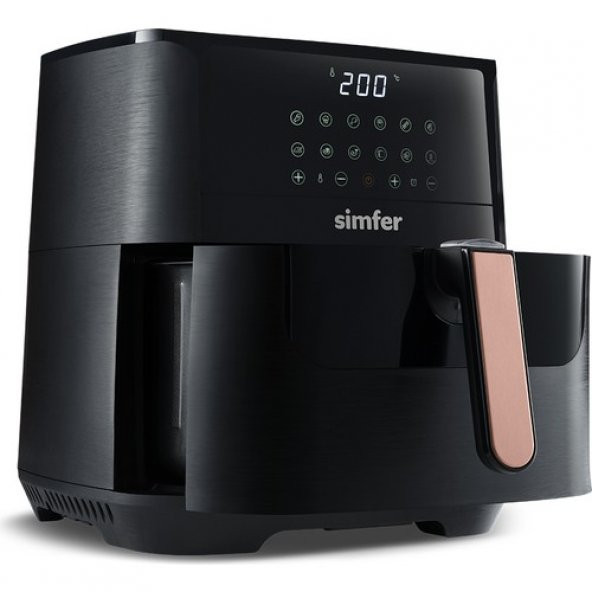 SİMFER SK-6704 AİR FRY SMART SİYAH 8L DİJİTAL - 4