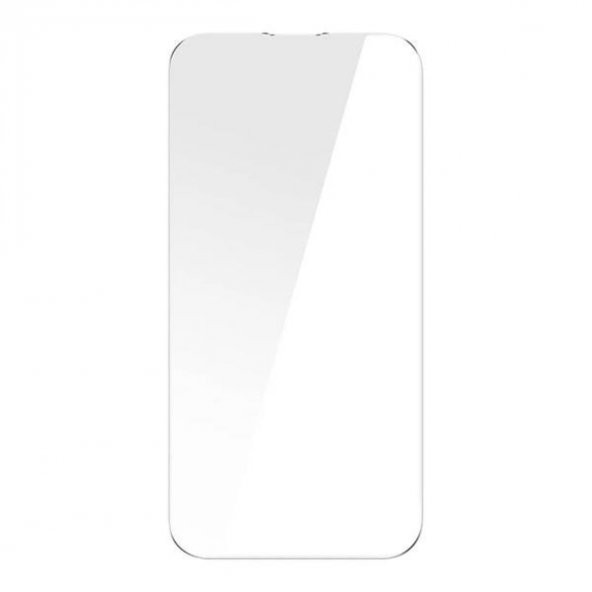 Baseus 0.3mm Crystal Shatter iPhone 14 Plus 13 Pro Max Tempered Ekran Koruyucu 2 Adet - 2