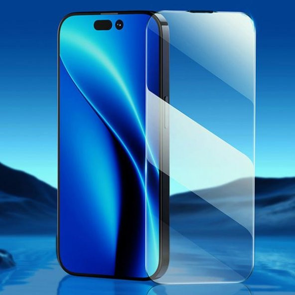 Baseus 0.3mm Crystal Shatter iPhone 14 Plus 13 Pro Max Tempered Ekran Koruyucu 2 Adet - 5