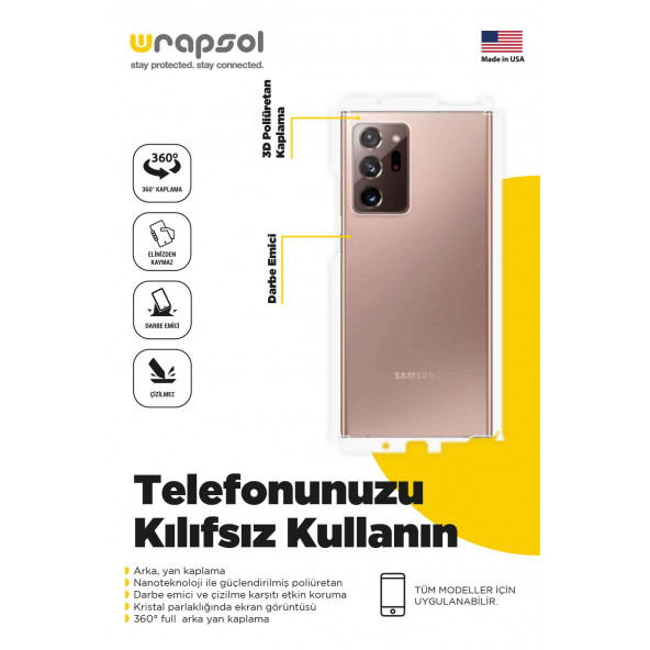INFİNİX GT 10 PRO ARKA VE YAN KORUYUCU POLİÜRETAN FİLM - Resim 3