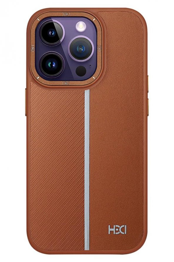Apple iPhone 14 Pro Max Kılıf Line Pu Deri Lizbon Kapak - 2