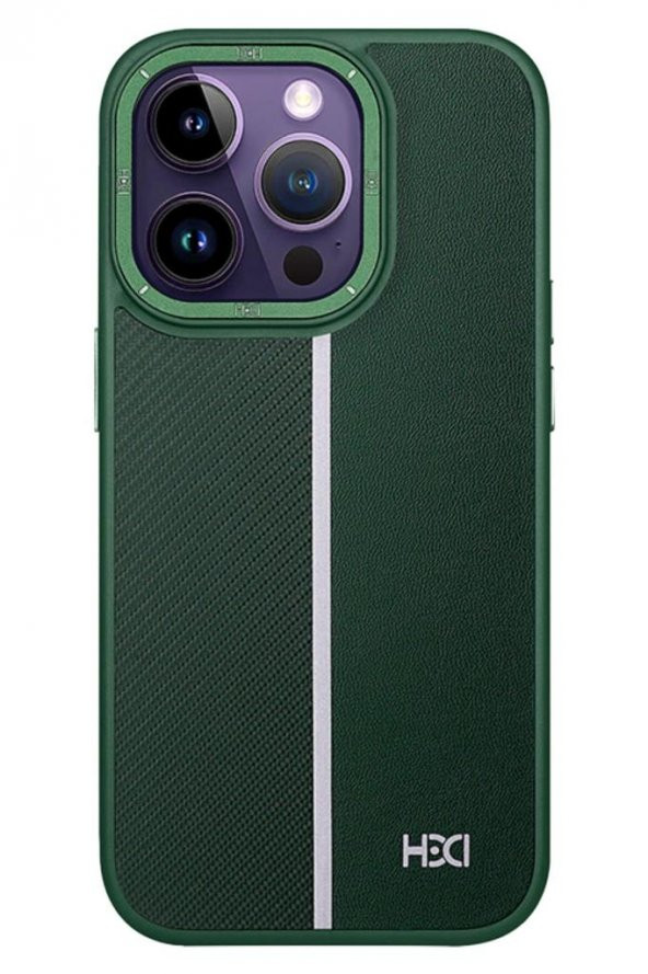 Apple iPhone 14 Pro Max Kılıf Line Pu Deri Lizbon Kapak - 3
