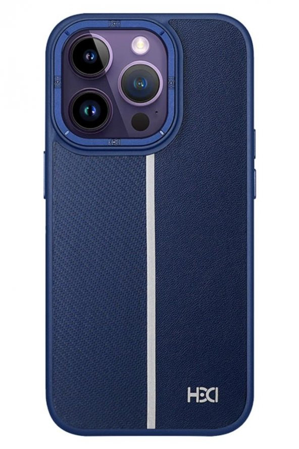 Apple iPhone 14 Pro Max Kılıf Line Pu Deri Lizbon Kapak - 4