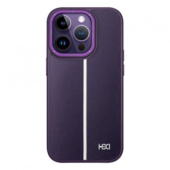 Apple iPhone 14 Pro Max Kılıf Line Pu Deri Lizbon Kapak - 6