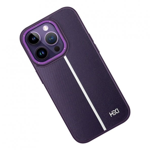 Apple iPhone 14 Pro Max Kılıf Line Pu Deri Lizbon Kapak - 7