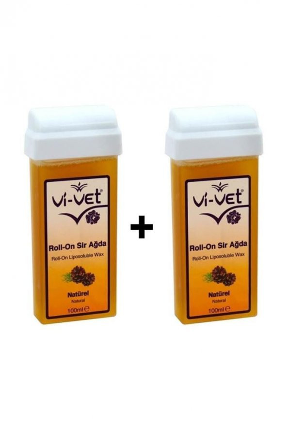 Vi-Vet Roll-On Sir Ağda Naturel 100 ml 2 Ad.