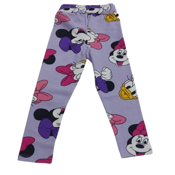 MELEĞİM MİNNİE VE DAİSY DUCK BASKILI KIZ ÇOCUK TAYT - Resim 3