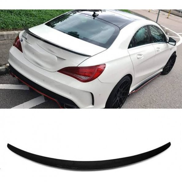 Mercedes W117 Cla45 Style Bagaj Üstü Plastik 2012-2018 Spoiler