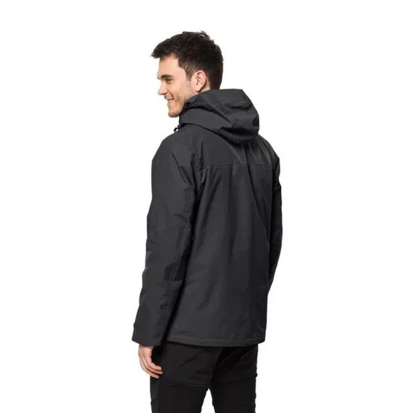 Jack Wolfskin 1115261-6000 Jasper 3IN1 Jkt M Erkek Outdoor Mont - 6