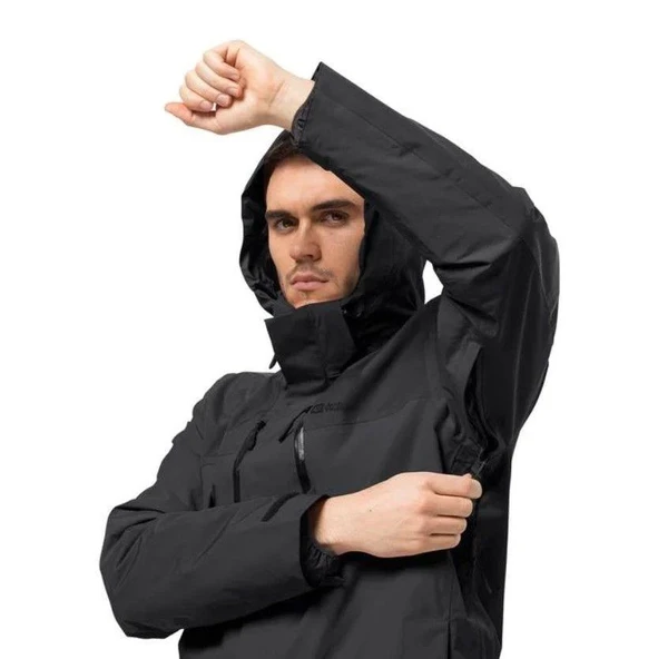 Jack Wolfskin 1115261-6000 Jasper 3IN1 Jkt M Erkek Outdoor Mont - 7