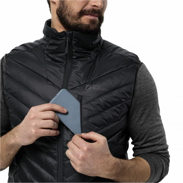 Jack Wolfskin 1207161-6350 Passamani Down Vest M Erkek Yelek - 4