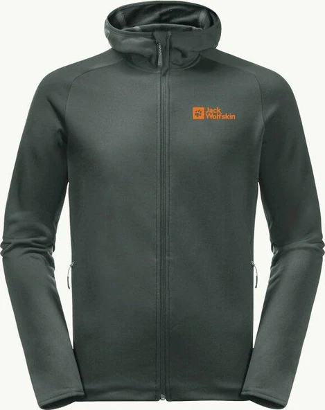 Jack Wolfskin 1710541-4161 Baiselberg Hooded Fz M Erkek Polar Ceket