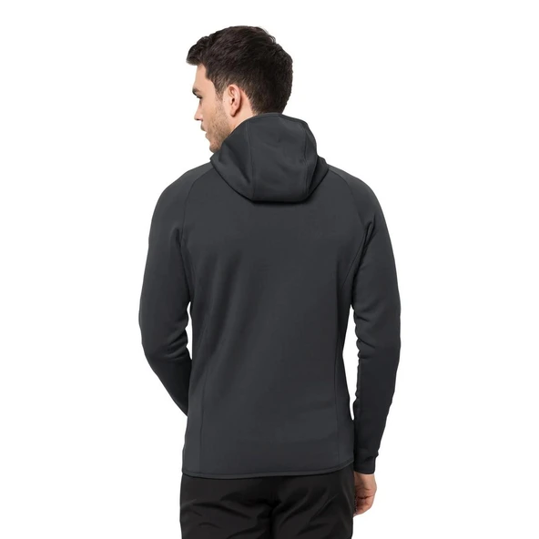 Jack Wolfskin 1710541-6350 Baiselberg Hooded Fz M Erkek Polar Ceket - 4