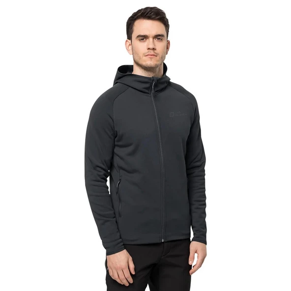 Jack Wolfskin 1710541-6350 Baiselberg Hooded Fz M Erkek Polar Ceket - 2