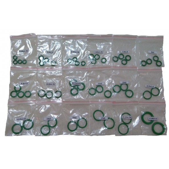 Yate10 54 Adet Kauçuk O-Ring Conta Takımı Kilitli Poşetli - 2