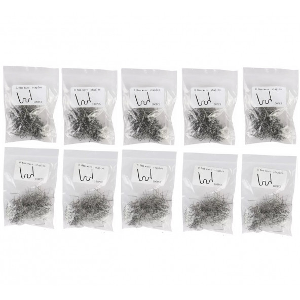 Yate10 500+500 Adet 0,6mm-0,8mm Dalgalı Tip Plastik Kaynak Zımba Teli - 2