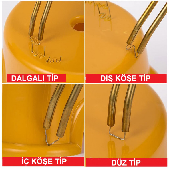 Yate10 500 Adet Set Plastik Kaynak Zımba Teli - 2