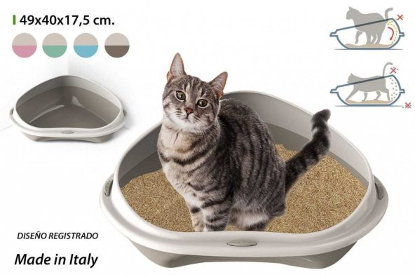 Georplast Açık Kedi Tuvaleti Yeşil