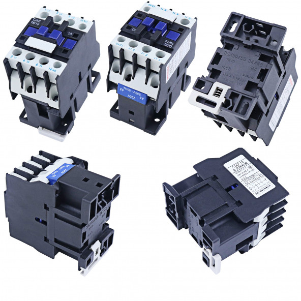 380V Trifaze 9 Amper 220AC Bobinli Kontaktör - 4