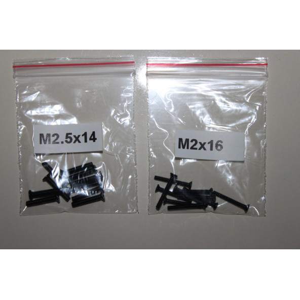 Yate10 20 Adet 14-16mm Laptop Vidası Kilitli Poşetli - 2