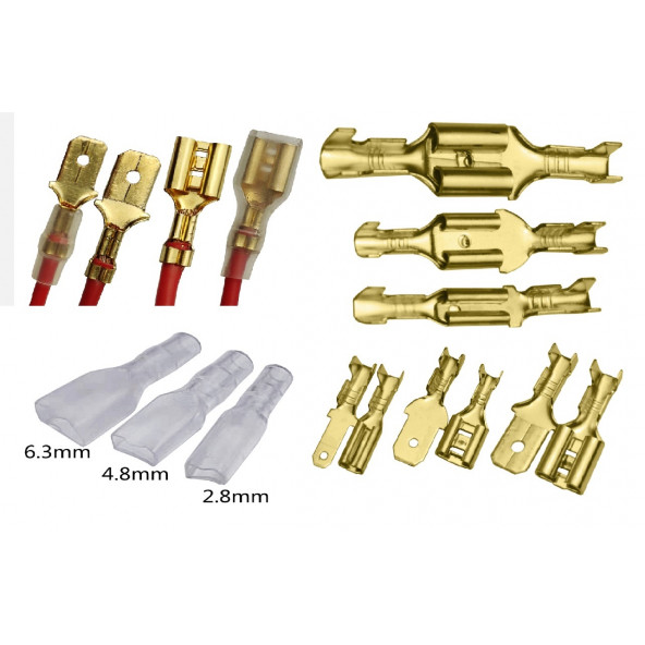 120 Adet Bakır Terminal Konnektör Seti Kutulu - 3