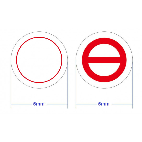 Yate10 104 Adet 5Mm Vida Garanti Etiketi