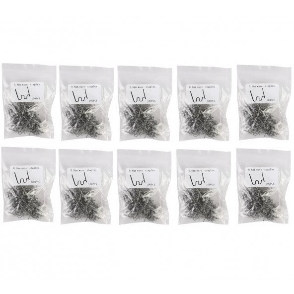 Yate10 1000 Adet 0,8mm Dalgalı Tip Plastik Kaynak Zımba Teli - 2