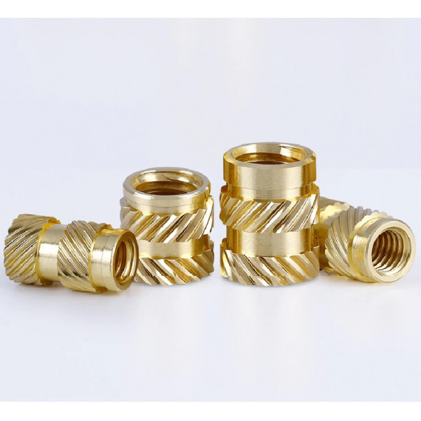 Yate10 100 Adet Laptop Dişi Pirinç Somun Seti Kilitli Poşetli - 3