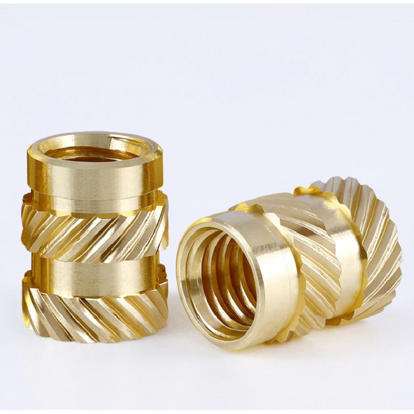 Yate10 100 Adet Laptop Dişi Pirinç Somun Seti Kilitli Poşetli - 4