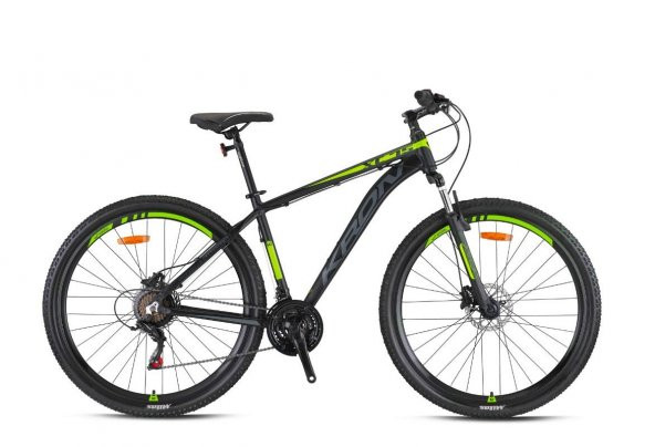 Kron XC 75 27.5" Jant MD 21 Vites Dağ Bisikleti 17 Kadro Siyah Neon Sarı Füme - Resim 2