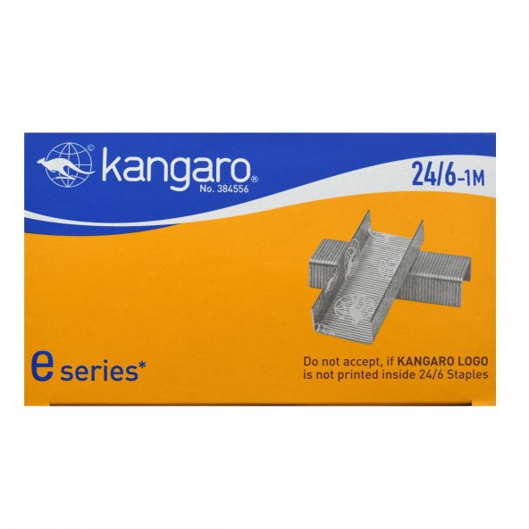 Kangaro 24/6 Zımba Teli 1000 li 20 Kutu(20000 Adet) - Resim 2